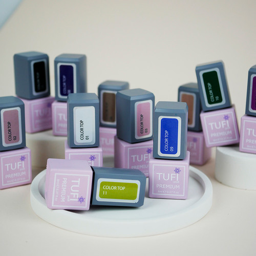 TUFI profi  PREMIUM  Color Top 01 White veil 8 ml (0123403) - Фото №4