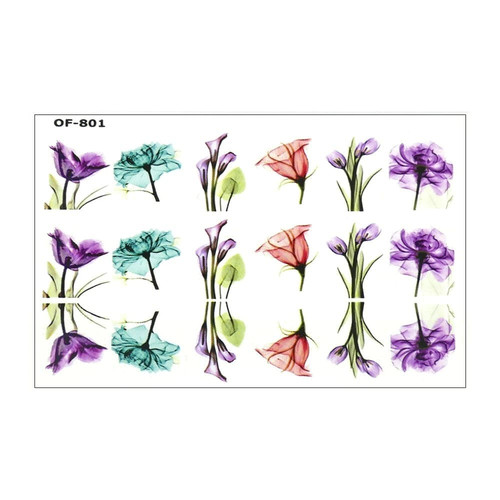 Slider design Crystaloff OF-801 flowers