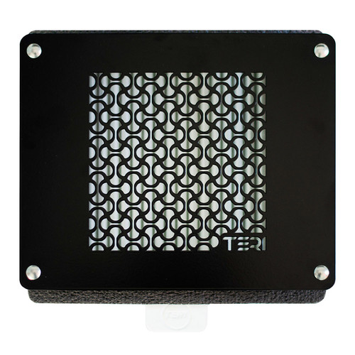 Built dust collector for manicure TERI Turbo black (black mesh) - Фото №2