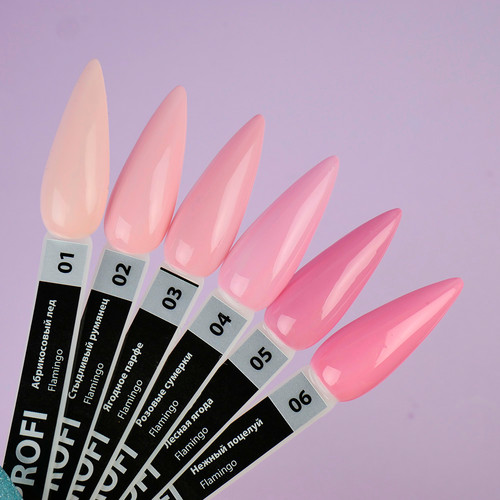 Gel polish TUFI profi PREMIUM Flamingo 04 Pink twilight 8 ml (0121295) - Фото №3