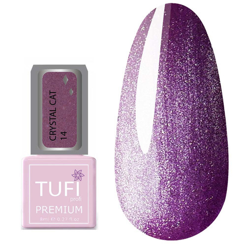 Гель-лак TUFI profi PREMIUM Crystal Cat 14 александрит 8 мл (0103071)