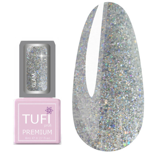 Gellack TUFI profi PREMIUM Glam №01 Geyser 8 ml (0121681) - Фото №1