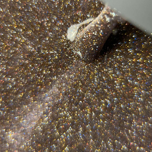 Гель-лак TUFI profi PREMIUM Savage 07 светоотражающий золотистая замша 8 мл (0102191) - Фото №2