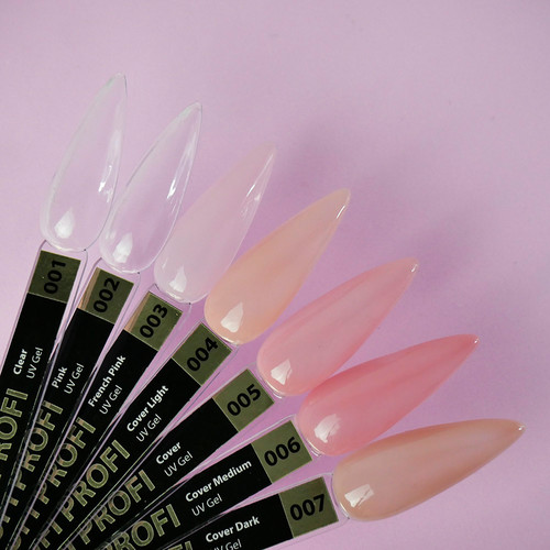 UV nail extension gel TUFI profi PREMIUM Gel 04 Cover Light 5 g (0105934) - Фото №4