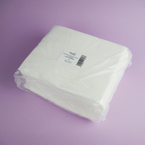 Papiermatten für Maniküre TUFI profi PREMIUM Einweg laminiert feuchtigkeitsbeständig weiß 40x32 cm 50 Stück (0120797) - Фото №3