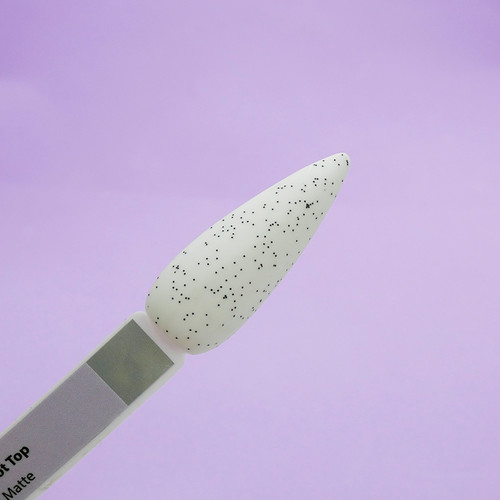 Tоp TUFI profi PREMIUM Dot Top Matte No Wipe with a small crumb 8 ml (0103868) - Фото №3