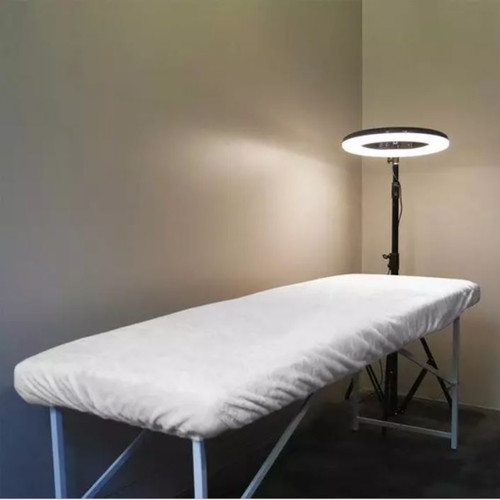 Sofa cover TUFI profi PREMIUM terry velsoft white 80x210 cm (0104255) - Фото №1