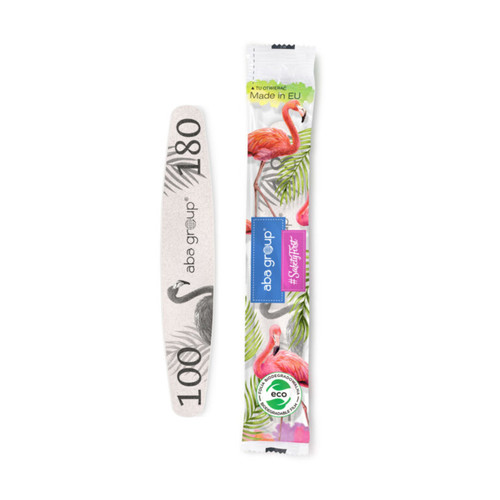 Aba Group SAFE PACKAGE Пилочка для ногтей ELIPSE 100/180 STANDARD - FLAMING - Фото №2