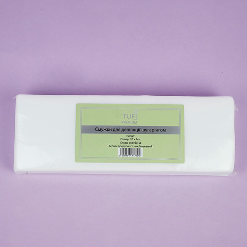 Streifen zur Enthaarung mit Sugaring TUFI profi PREMIUM 100 Stück (0121131) - Фото №4