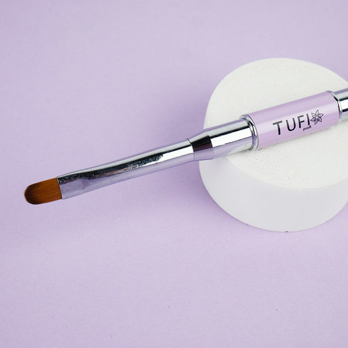 Кисть-шпатель TUFI profi PREMIUM для полигеля (0196145) - Фото №4