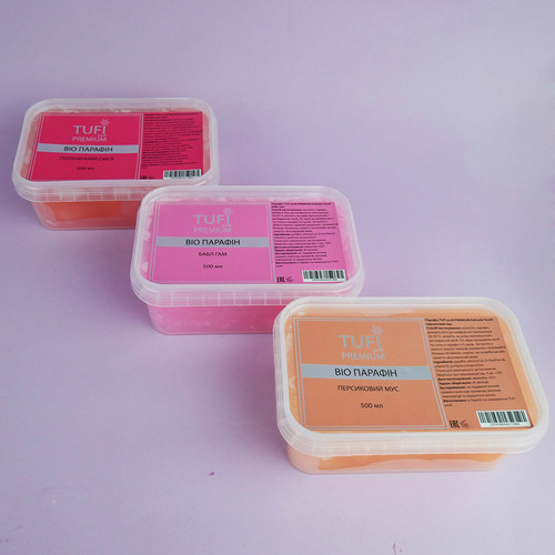 Paraffin TUFI profi PREMIUM Delicate Touch bubble gum 500 ml (0104637) - Фото №3