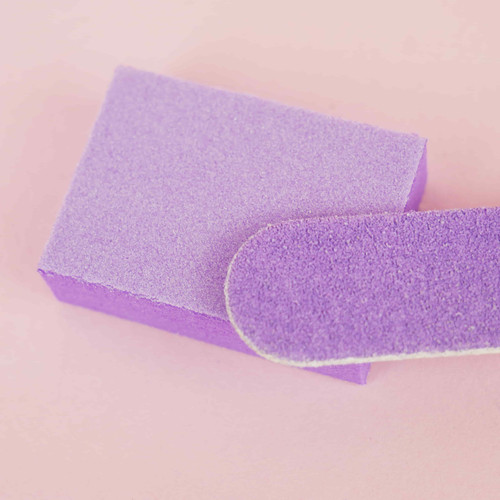 Набор одноразовый TUFI profi PREMIUM пилочка 180/240 и баф 120/120 фиолетовый (097775) - Фото №4