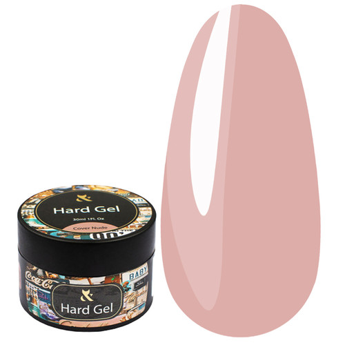 Gel FOX Hard Gel Cover  Nude, 30 ml