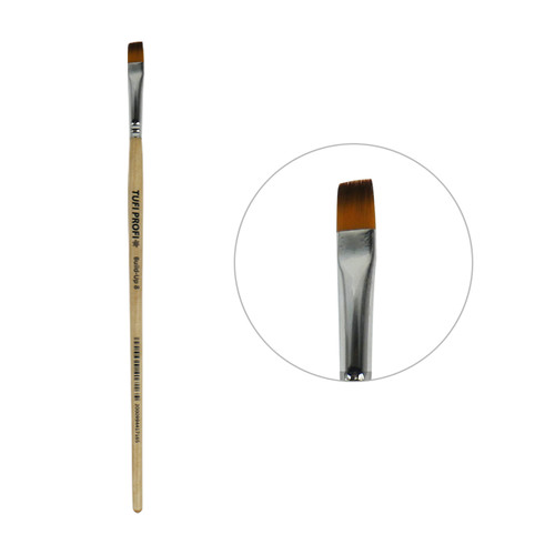 Кисть для геля TUFI profi PREMIUM Build-Up плоская №8 (120838)