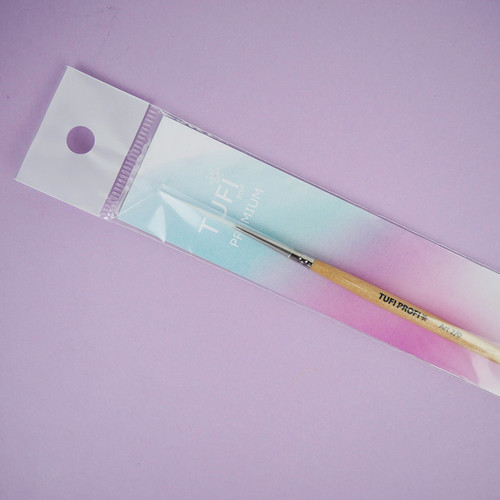 Кисть для дизайна TUFI profi PREMIUM Art лайнер №2/0 (0120831) - Фото №3