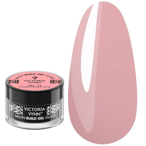 Гель для наращивания Victoria Vynn 11 Cover Powdery Pink 15мл - Фото №1