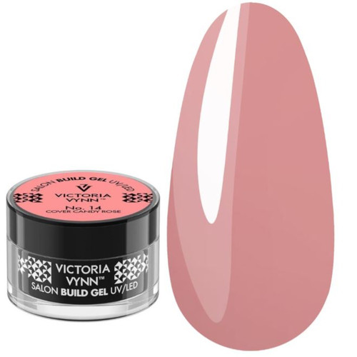 Гель для наращивания Victoria Vynn 14 Cover Candy Rose 15 мл - Фото №1