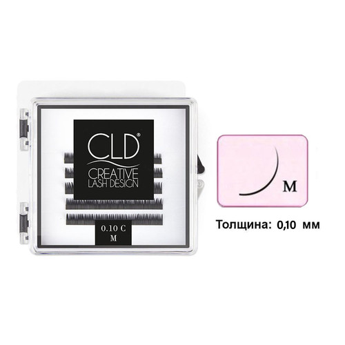 Шелковые ресницы CLD Silk Lashes Mini Mix 0,10 мм - Фото №1