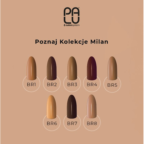 Gel polish PALU Milan BR5 brown 11 ml - Фото №2