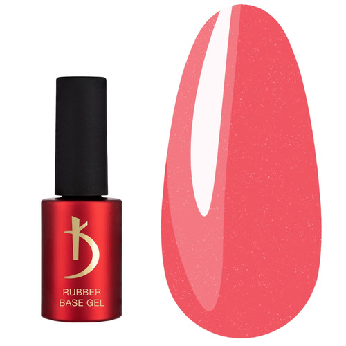 Color base KODI Color Rubber Base Gel Neon 11 pink with glitter 7 ml