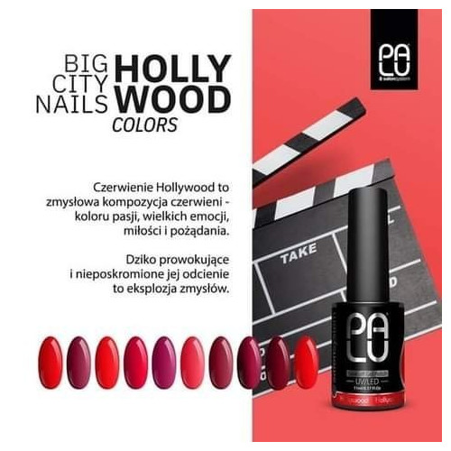 Gel polish PALU Hollywood R10 burgundy 11 ml - Фото №3