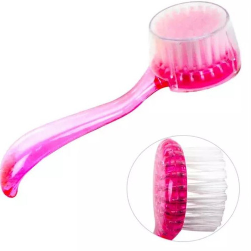 Manicure and pedicure brush BLING pink