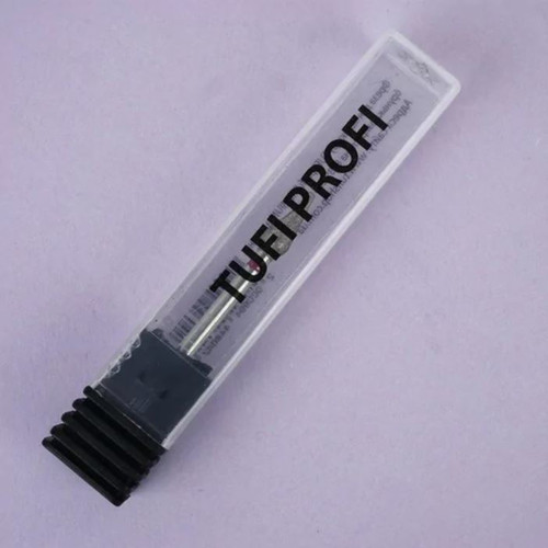 Cutter for manicure TUFI profi PREMIUM diamond ball 801 001 050R 5 mm red notch - Фото №3