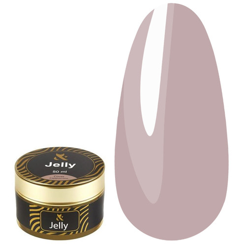 Gel FOX Jelly Cover  Cappuccino braun 50 ml - Фото №1