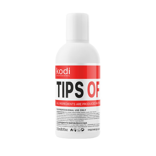 KODI Tips Off for removing nail polish 250 ml