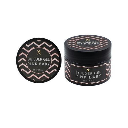 Builder gel F.O.X Pink baby pale pink 30 ml - Фото №2