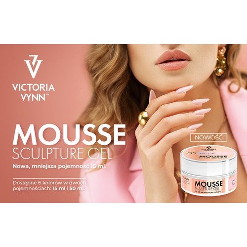 Mousse-gel Victoria Vynn 03 Coral Soft coral 15 ml - Фото №3