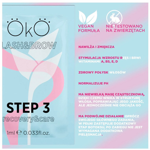 Bags for eyelash and eyebrow lamination OkO 3 STEP 5 pcs - Фото №3