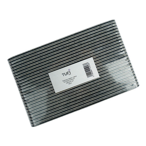 Пилочка TUFI profi PREMIUM черная 180/240 грит 17,8 см 25 шт (0122155) - Фото №1
