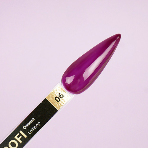 Gel polish TUFI profi PREMIUM Lollipop 06 blackberry 8 ml (0227095) - Фото №4