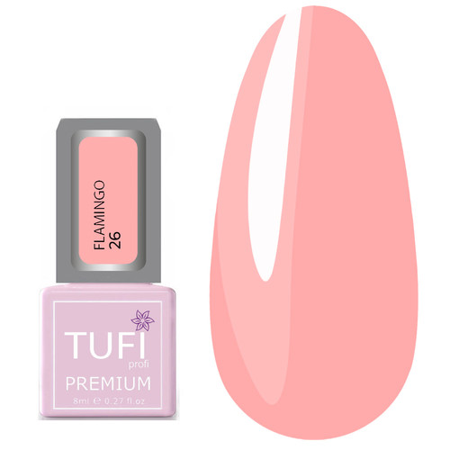 Gel polish TUFI profi PREMIUM Flamingo 26 apple blossom 8 ml (0132494) - Фото №1