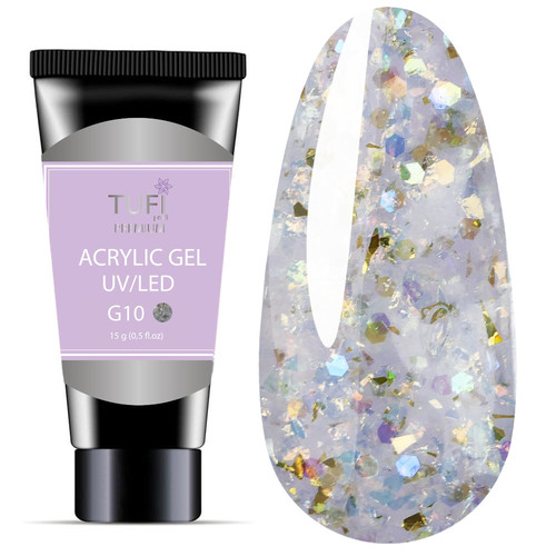 Acrylic gel TUFI profi PREMIUM G10 Diona 15 g (0196320) - Фото №1