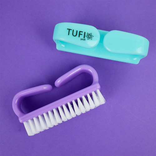 Brush for hands and nails TUFI profi PREMIUM purple - Фото №4