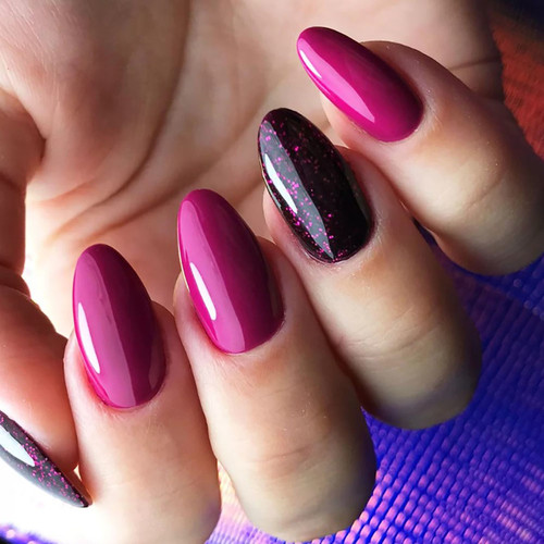 Claresa PURPLE 631 gel polish purple with shimmer 5 g - Фото №4