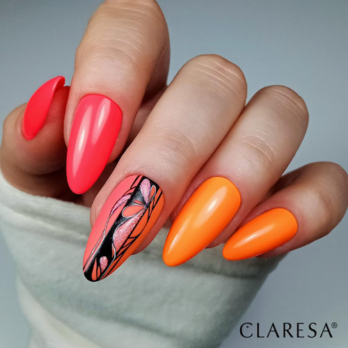 Gel polish Claresa NEON 9 orange 5 g - Фото №2