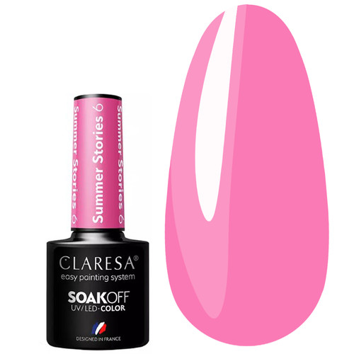Gel polish Claresa SUMMER STORIES 6 pink 5 g - Фото №1