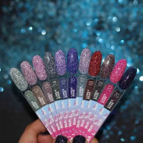 Base LUNA Lurex Base №2 brown 13 ml (319-1595) - Фото №2