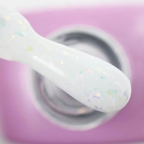 Base LUNA Crystal Base №1 milky with colored slices 13 ml (317-1255) - Фото №2