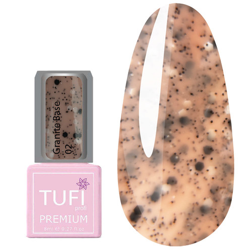 База TUFI profi PREMIUM Granite Base 02 пастельный беж 8 мл (0283710)