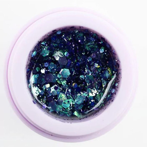 Gel polish TUFI profi PREMIUM Sparkle 02 purple diamond 5 ml (0243529) - Фото №3