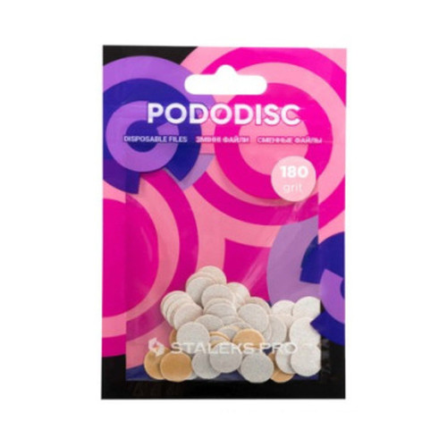 Replacement files for pedicure disc PODODISC STALEKS PRO XS 180 grit (50 szt)