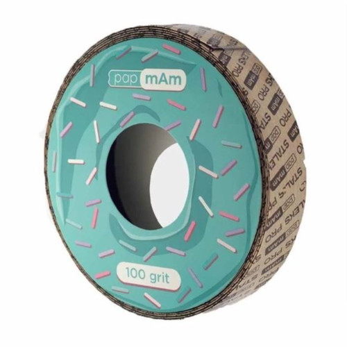 Spare papmAm file-tape block for Bobbinail STALEKS PRO 100 grit plastic reel 7 m