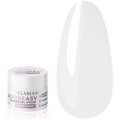 Aufbaugel für Nagelverlängerung CLARESA SOFT&EASY BUILDER GEL 90 g - Фото №1