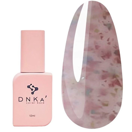 Base DNKa Cover Base №011B Zartrosa mit Zartrosa, Gelben Partikeln