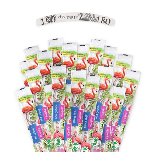 Aba Group SAFE PACKAGE Пилочка для ногтей BANAN 150/180 STANDARD - FLAMING, 1 шт - Фото №3