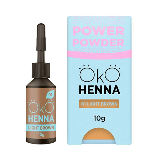 Henna for eyebrows Henna OKO, 01 Light Brown, 10 g